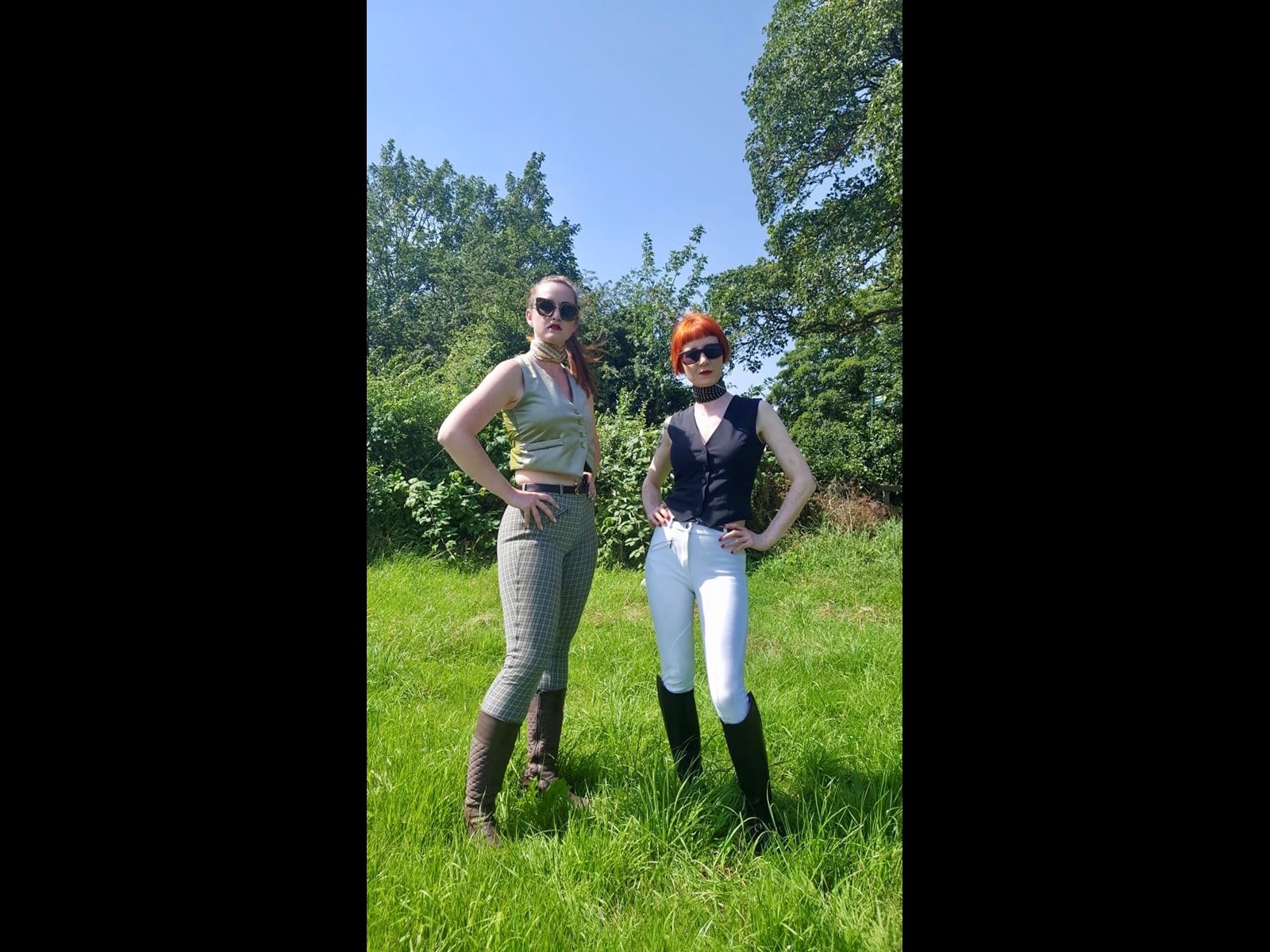 Amazonian Pony Play Mistresses Outdoor Jodhpurs Mistress Vivienne Domina Liza