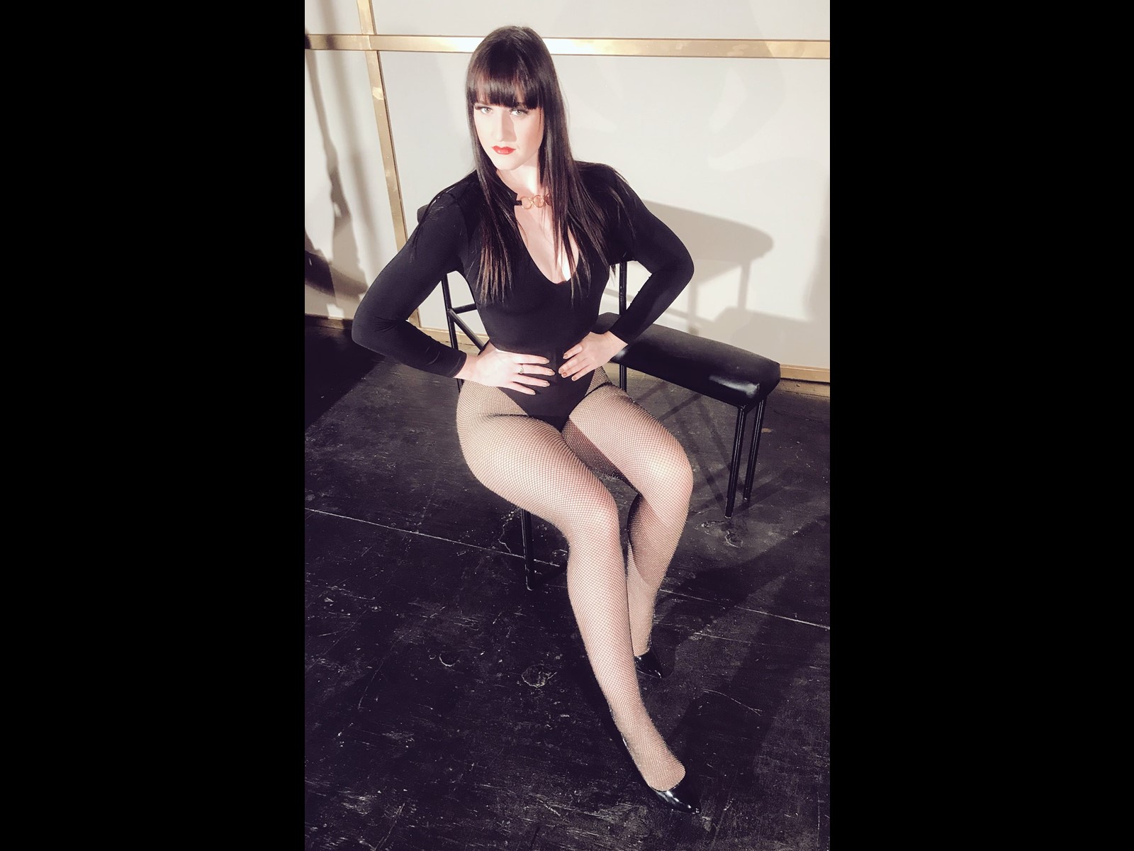 Goddess Vivienne Derby East Midlands Fishnets bodystocking Dominatrix Mistress Celestial Studios